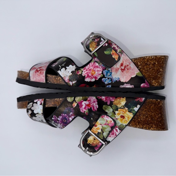 Natural Reflections Floral Women's Sandals Size 7 Like New - Picture 7 of 14